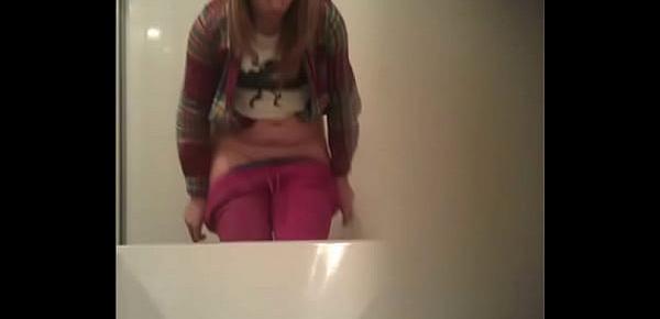  Spycam in toilet (sister)